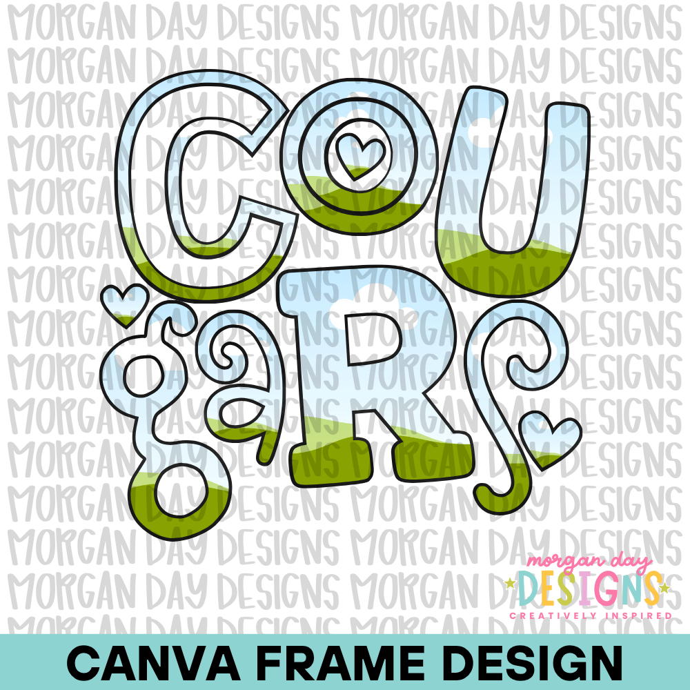 Cougars Canva Frame