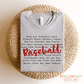 Baseball Typography SVG