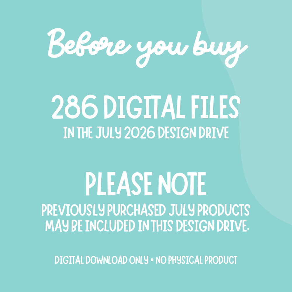 July 2026 Design Drive | 286 Digital Files