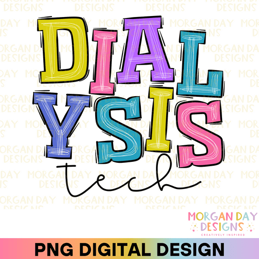 Dialysis Tech Sublimation PNG