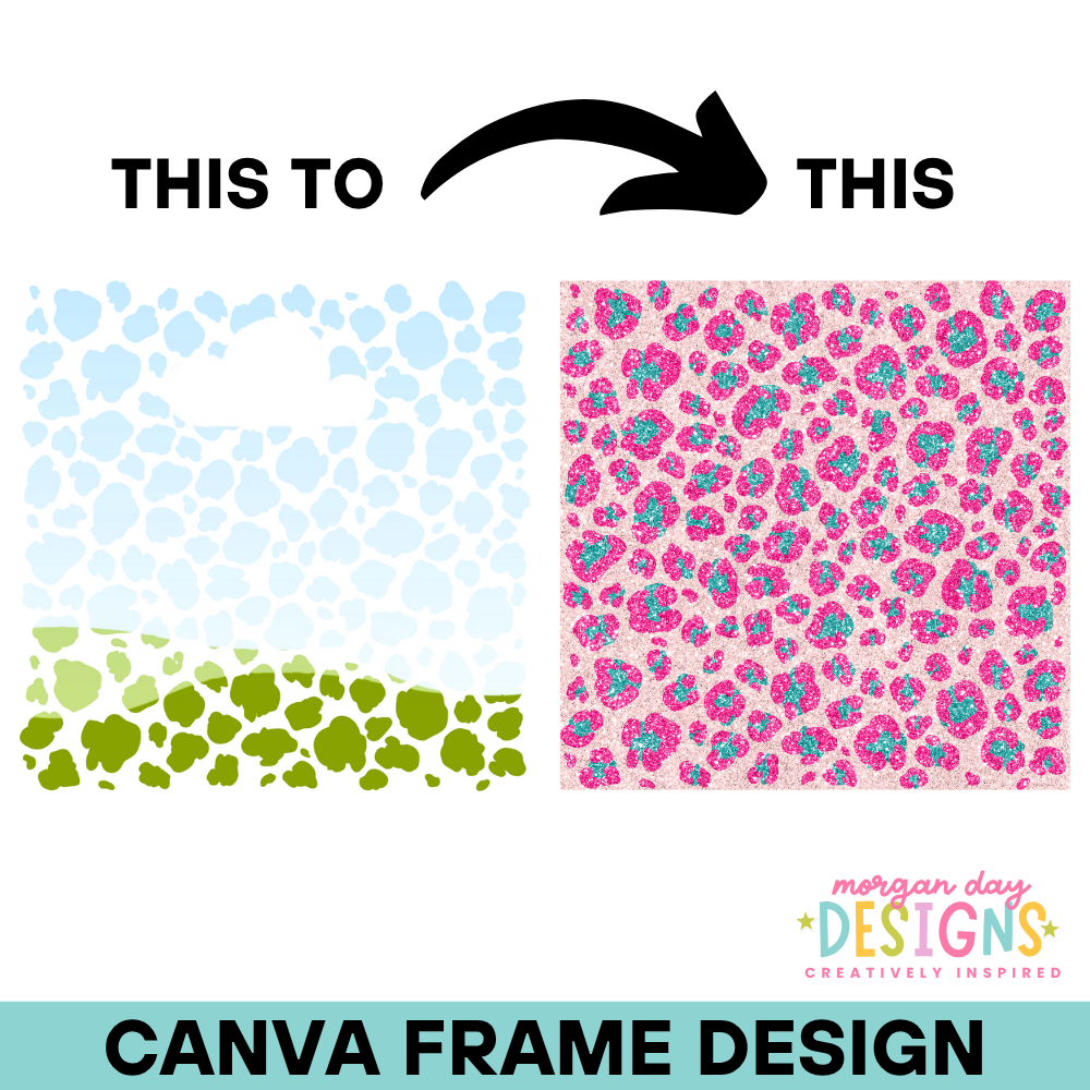 Leopard Background Canva Frame