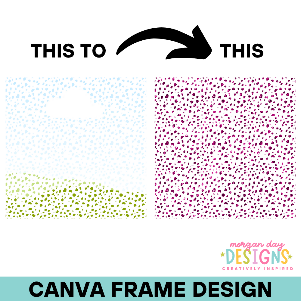 Dalmation Background Canva Frame
