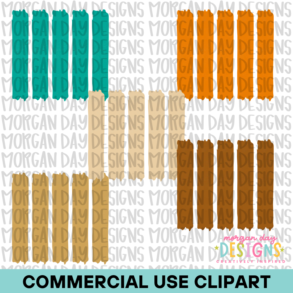 Fall Stripe Background Clipart