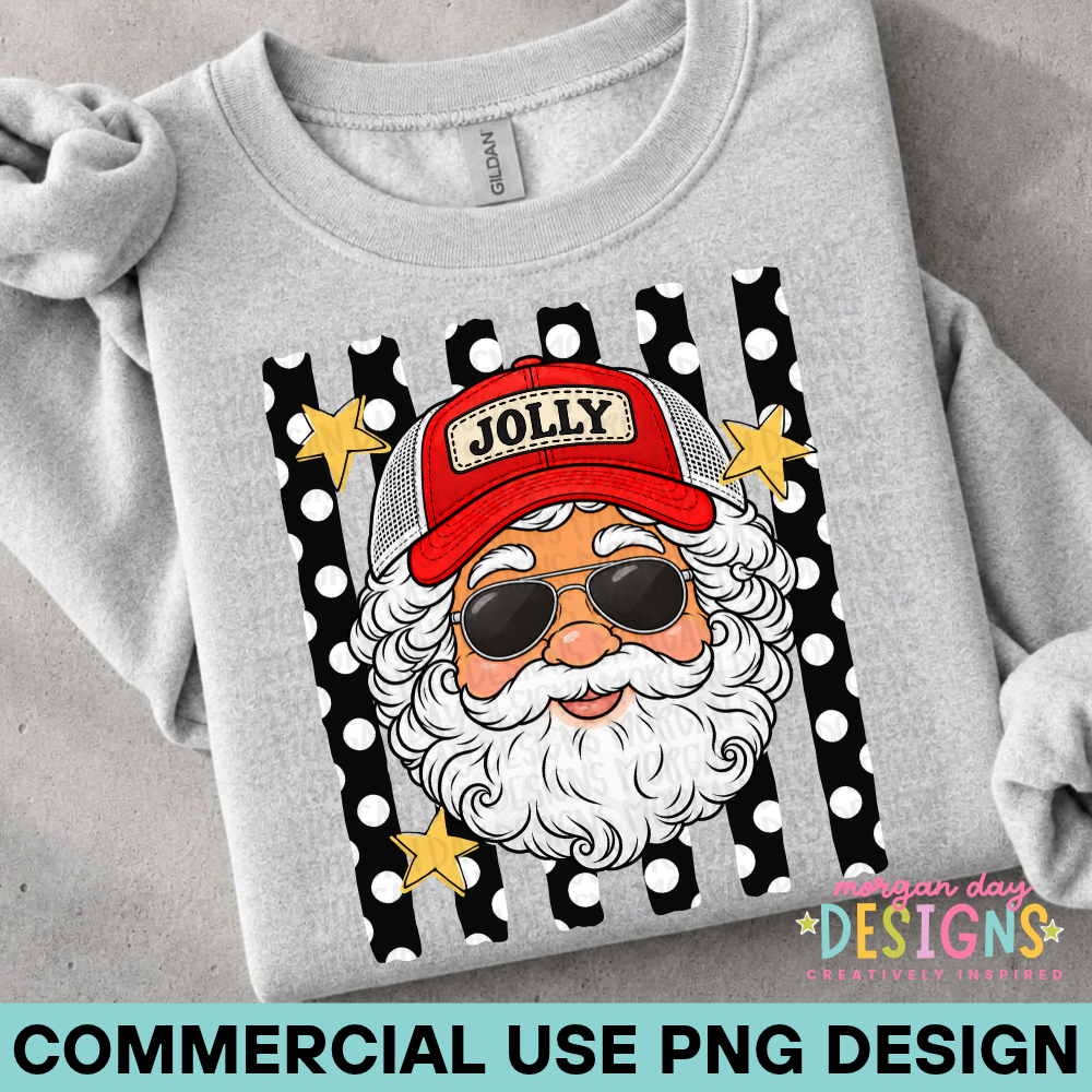 Santa Trucker Hat PNG