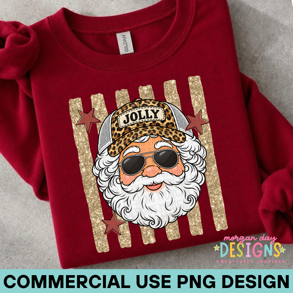 Santa Cheetah Trucker Hat PNG