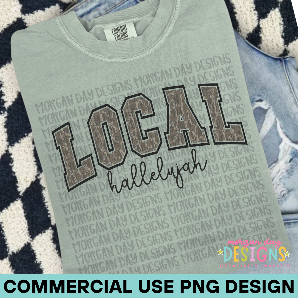 Camo Local Hallelujah PNG