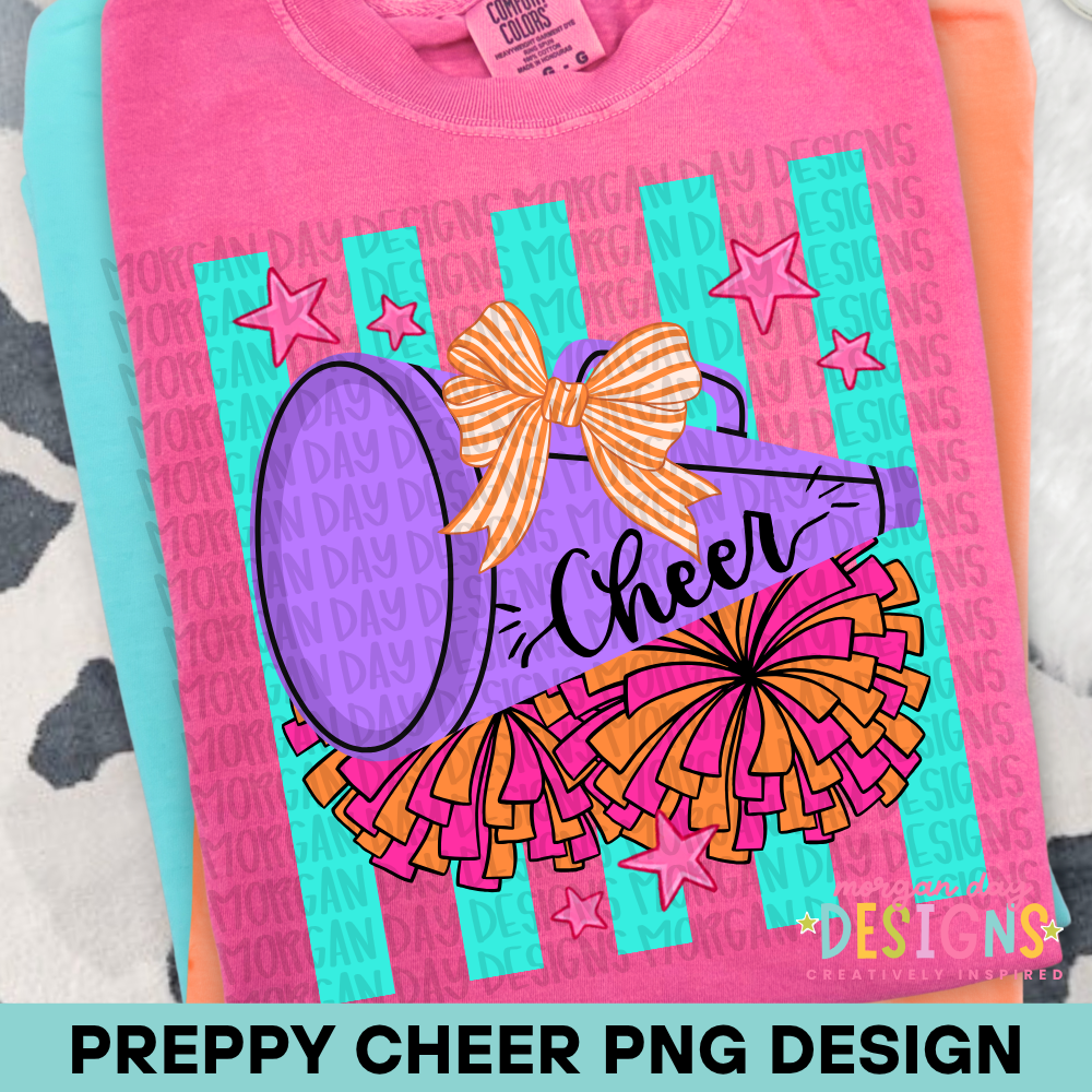 Preppy Cheer PNG Design