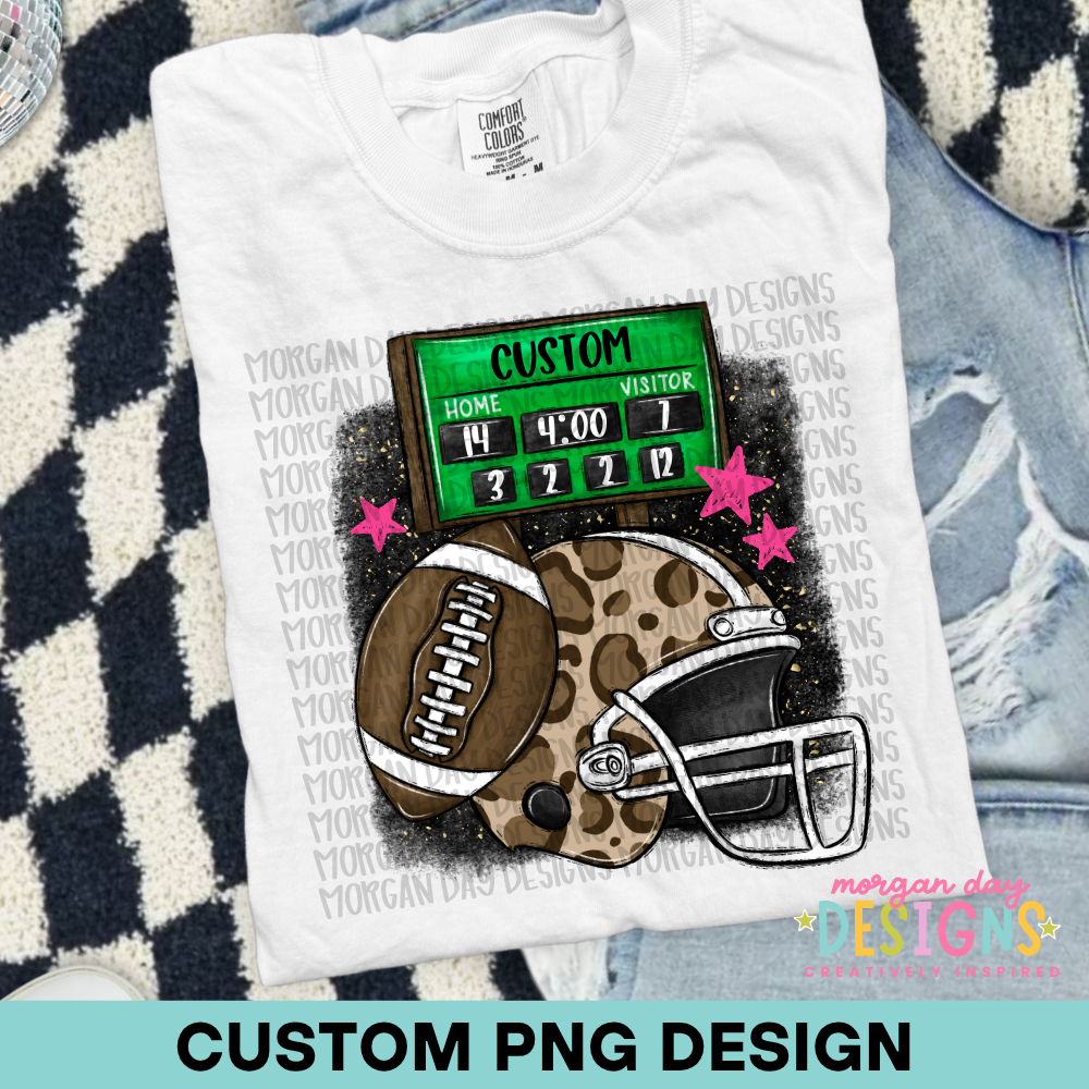 Custom Football Scoreboard PNG