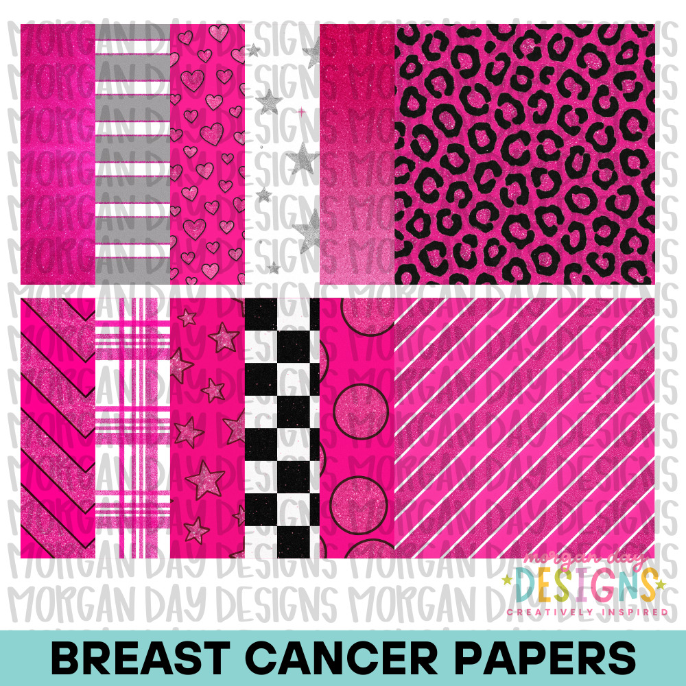 Breast Cancer Awareness Clipart Bundle
