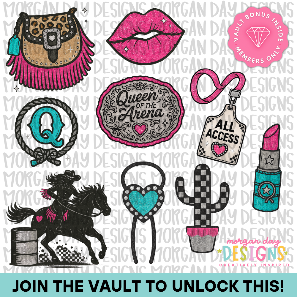 Rodeo Queen Clipart Bundle