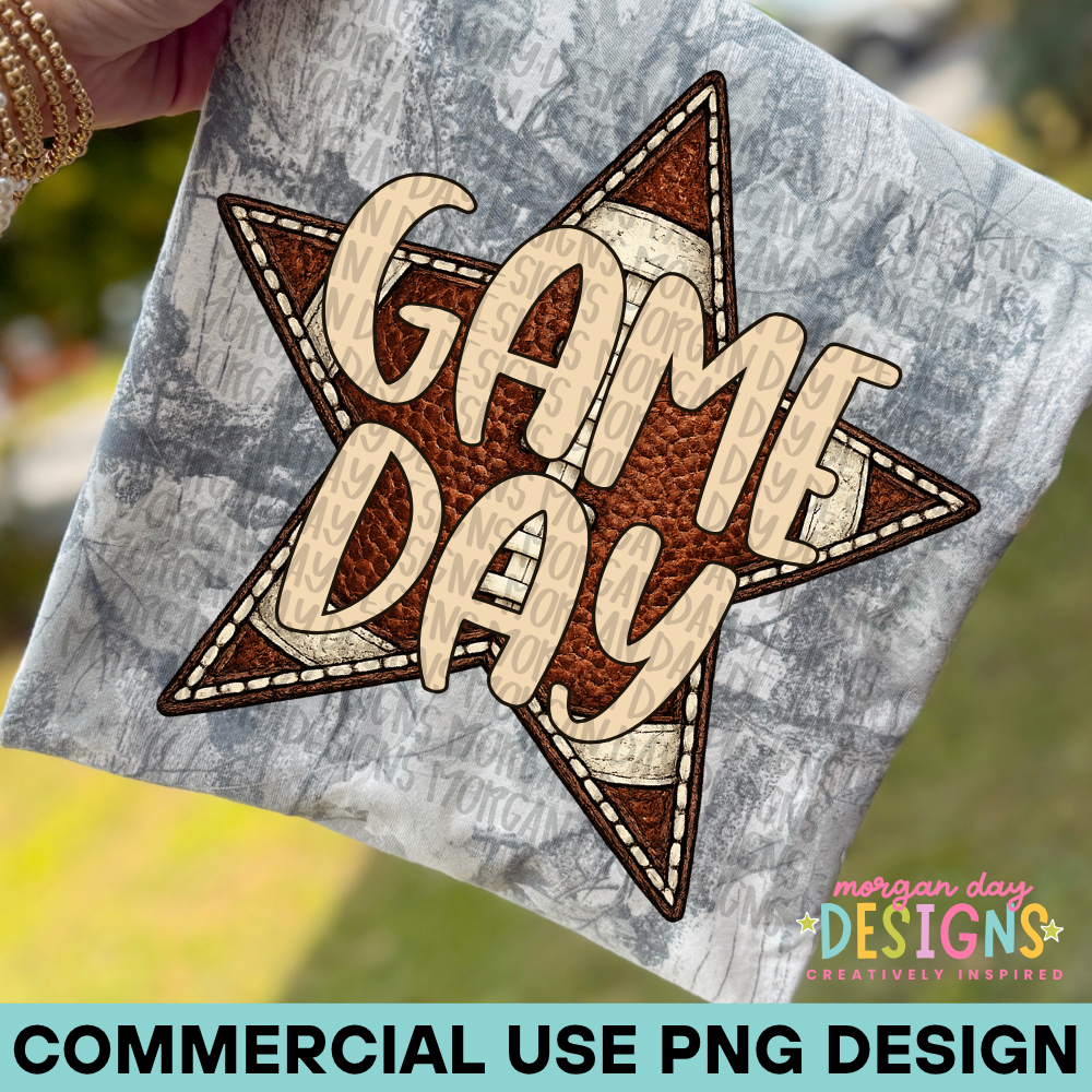 Football Game Day PNG Design