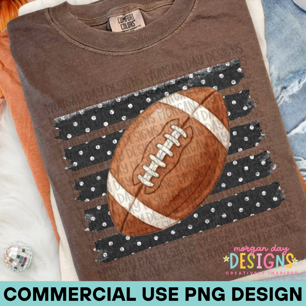 Watercolor Football PNG