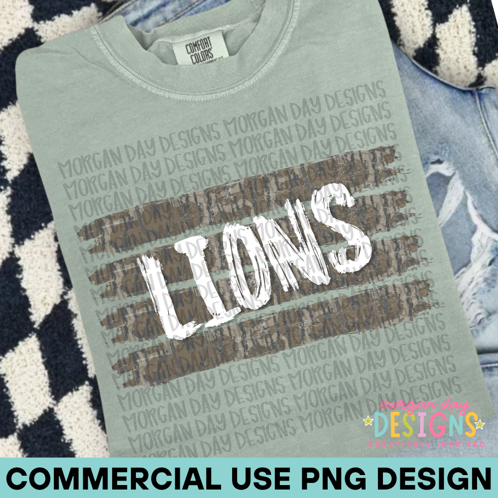 Camo Lions PNG