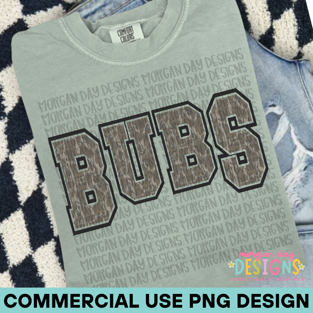 Camo Bubs PNG