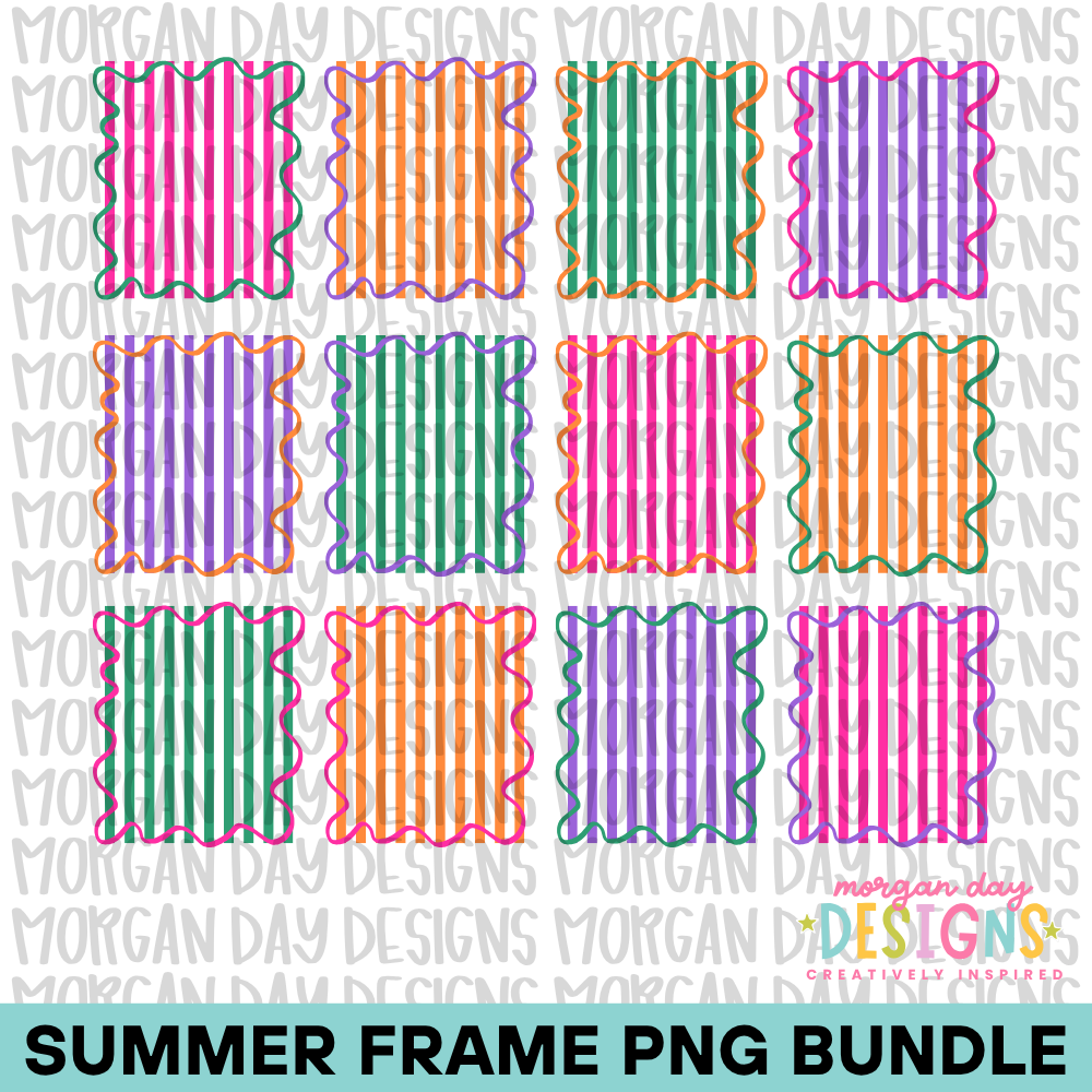Summer Frame PNG Bundle