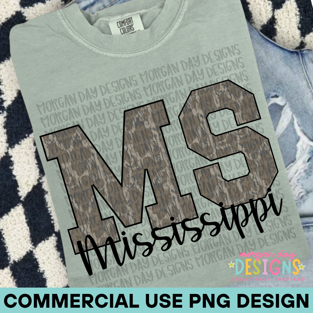 Camo Mississippi PNG