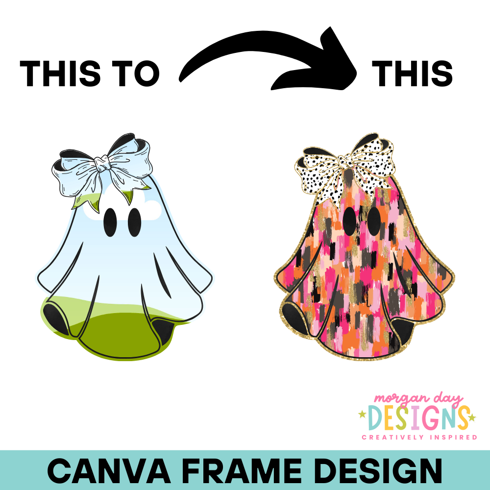 Coquette Ghost Canva Frame (Copy)