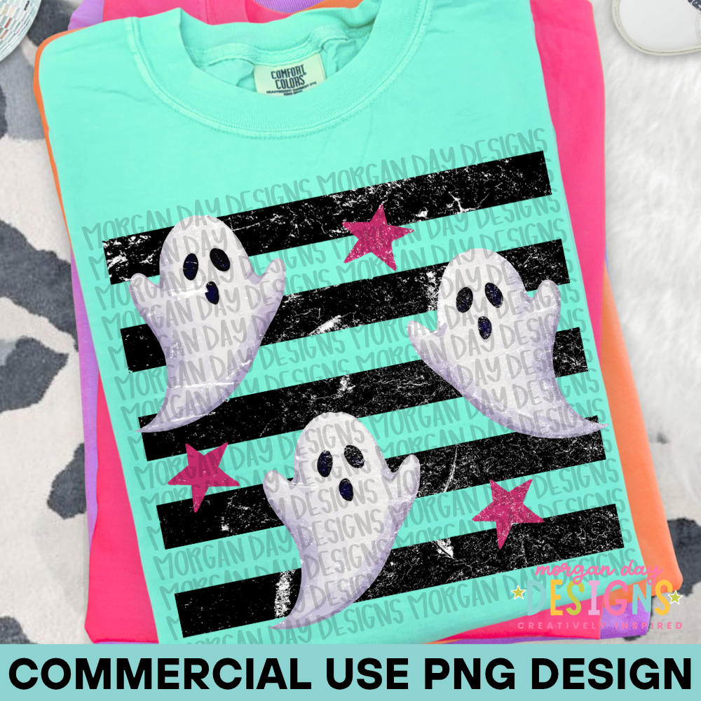 Halloween Ghosts PNG Design