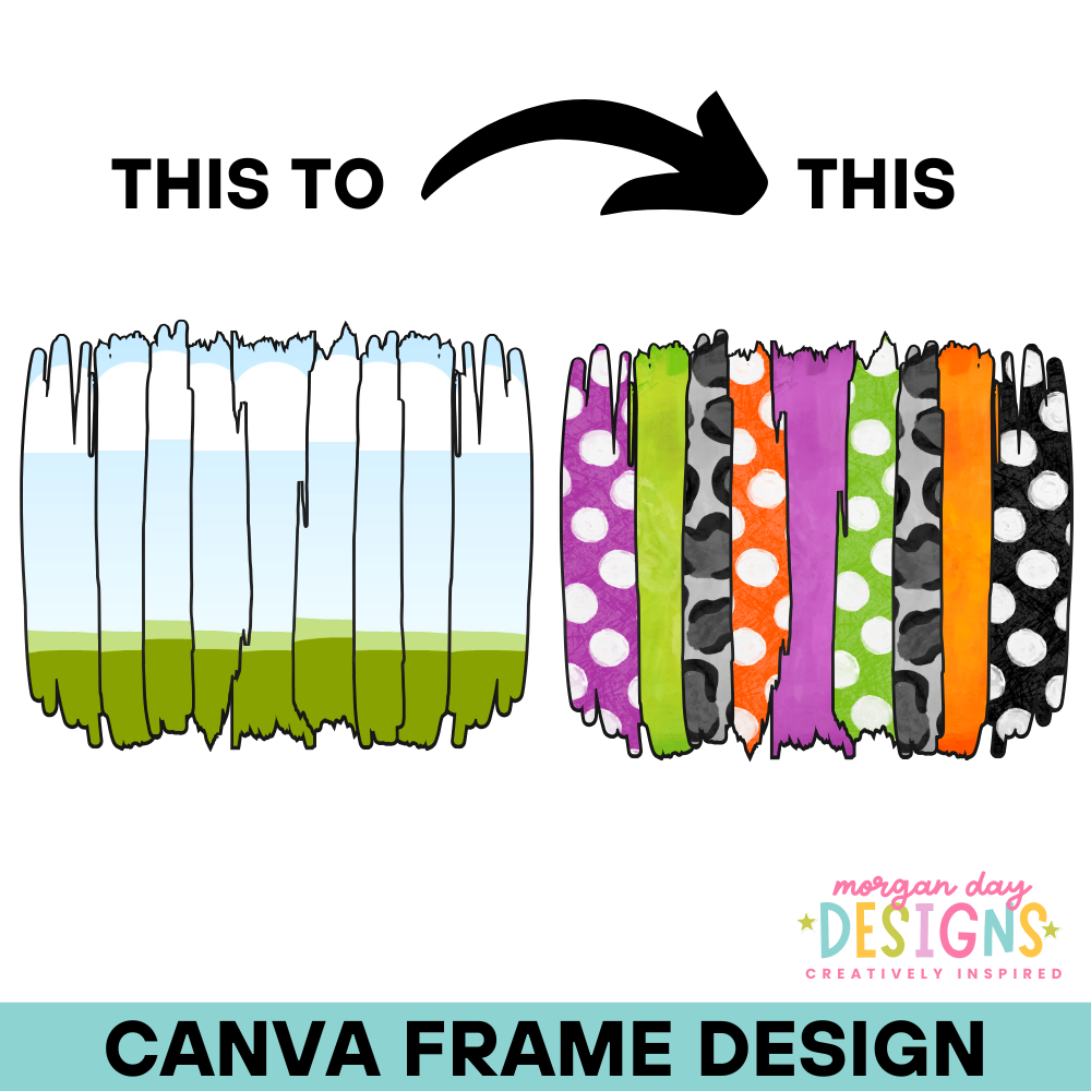 Brushstroke Background Canva Frame