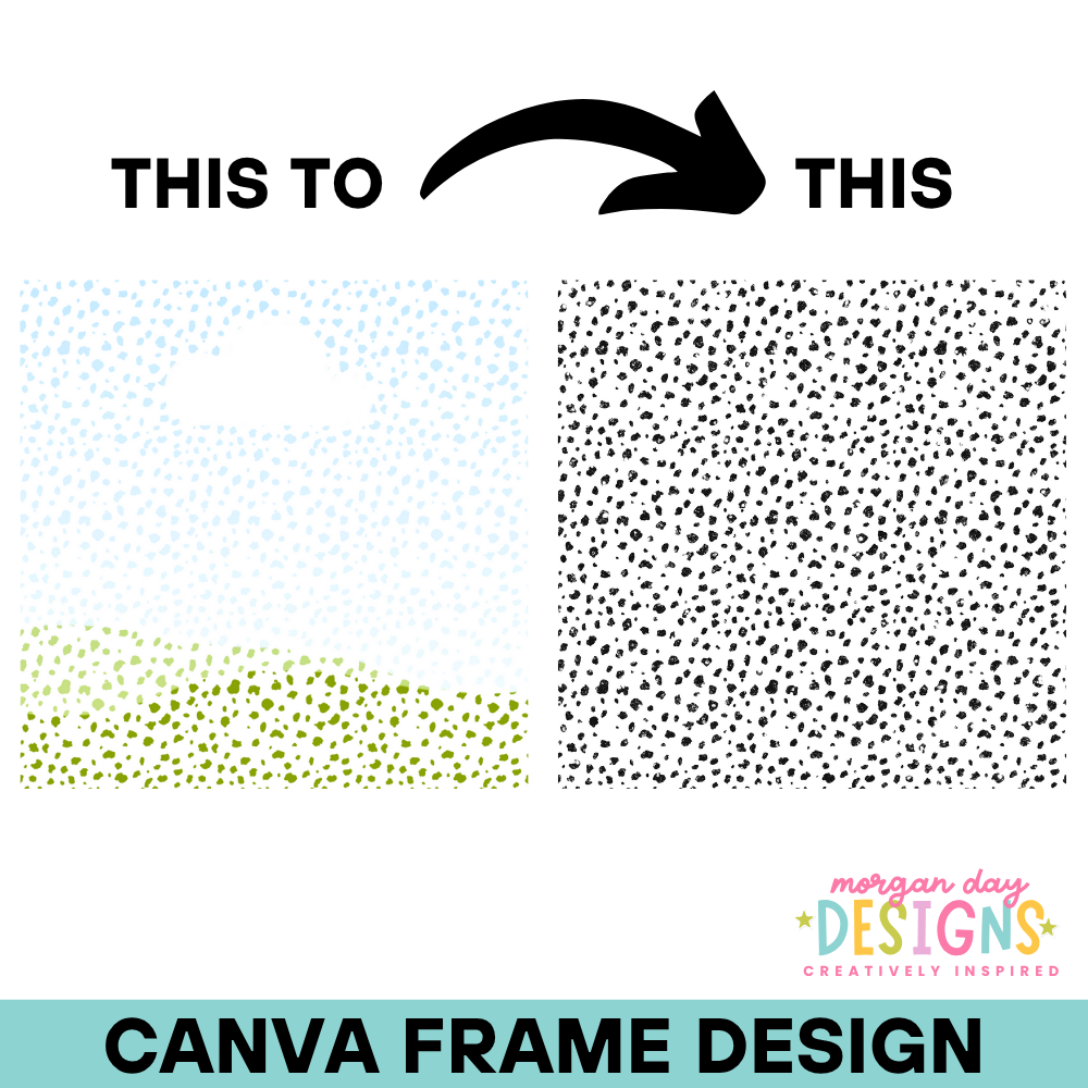Dalmation Background Canva Frame