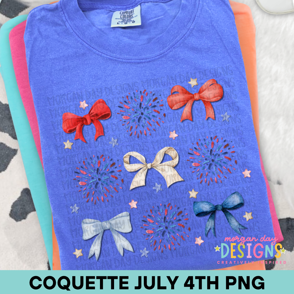 Coquette 4th of July PNG Design