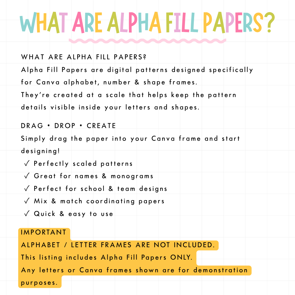 School Spirit Green and Black Alpha Fill Papers