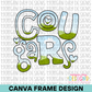 Cougars Canva Frame