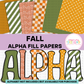 Fall Alpha Fill Papers