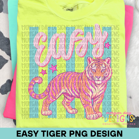 Easy Tiger PNG Design