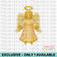 Exclusive Impasto-Style Angel – One Available
