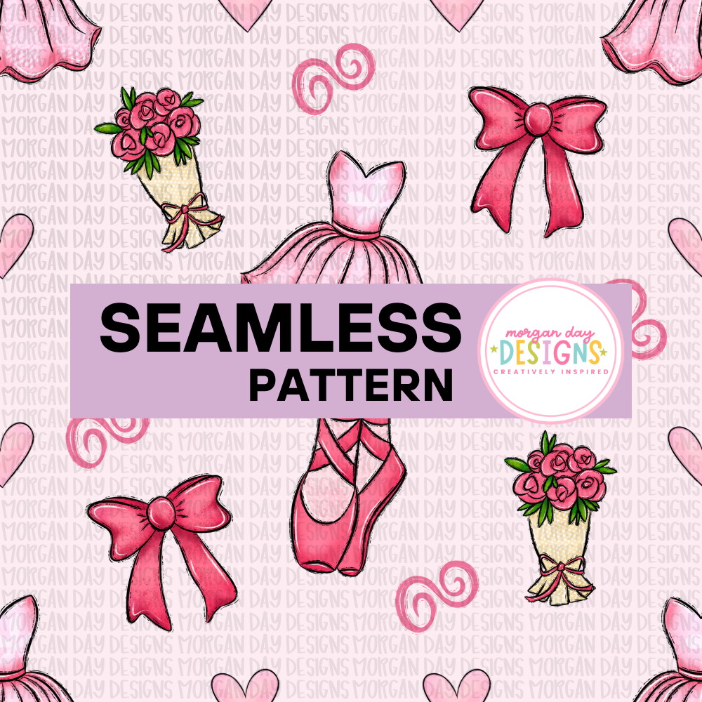 Ballet Seamless Pattern