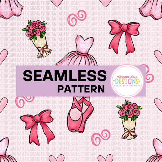 Ballet Seamless Pattern