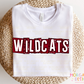 Sequin Wildcats Mascot Sublimation PNG