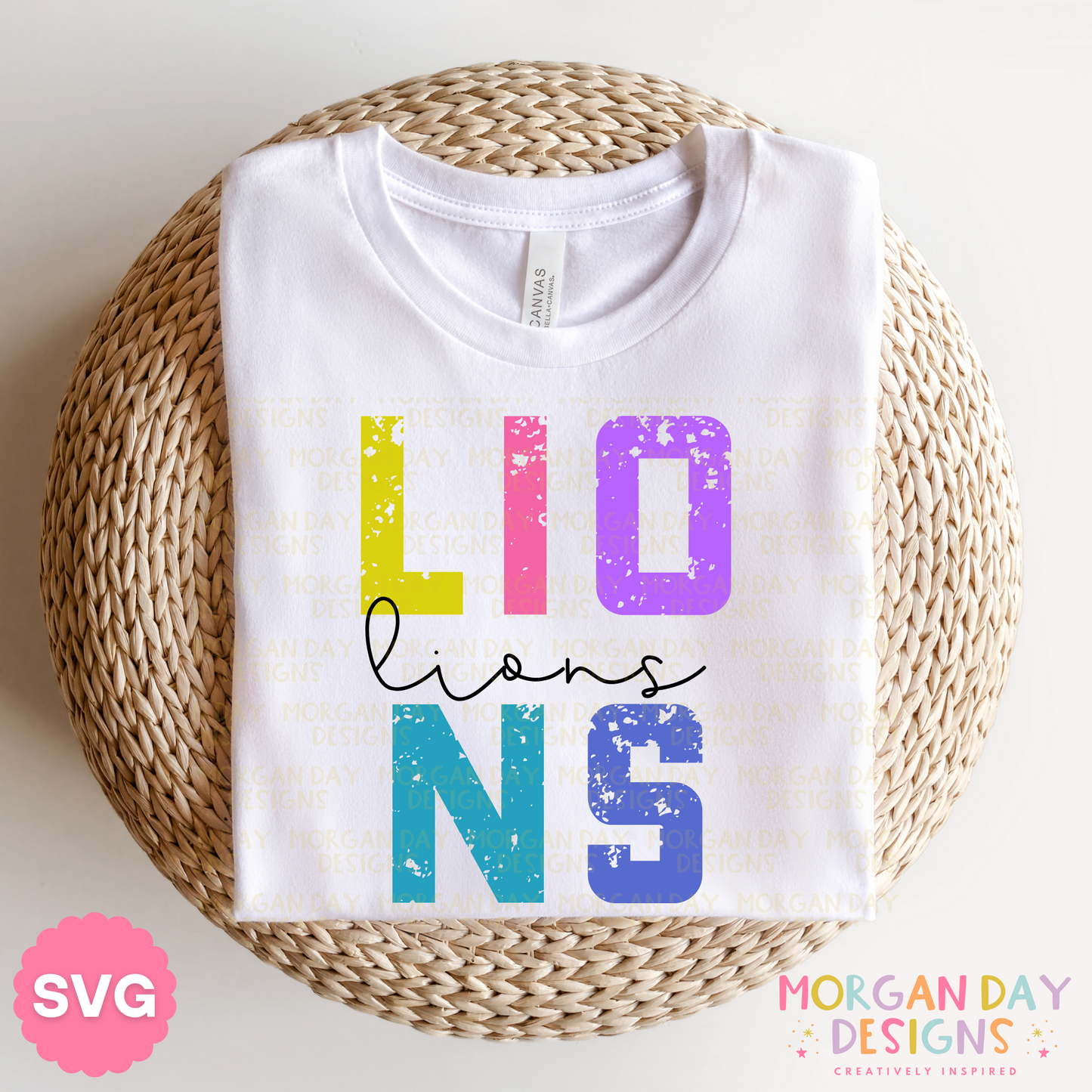 Lions Mascot Sublimation PNG + SVG