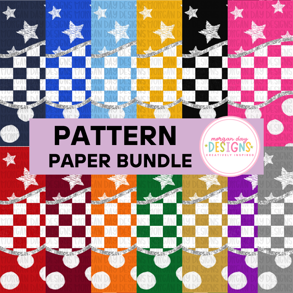 School Spirit Mixed Pattern Paper Bundle