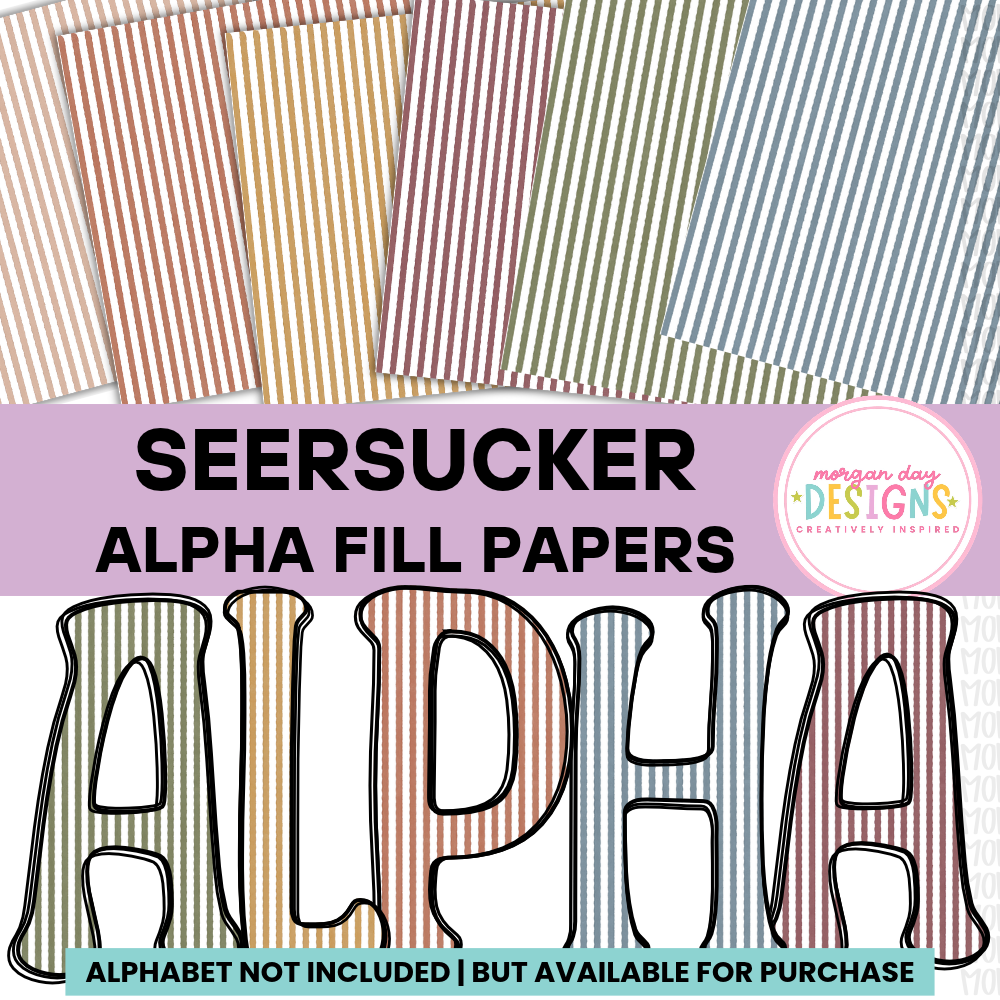 Seersucker Alpha Fill Papers