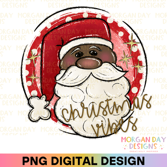 Christmas Vibes Sublimation PNG