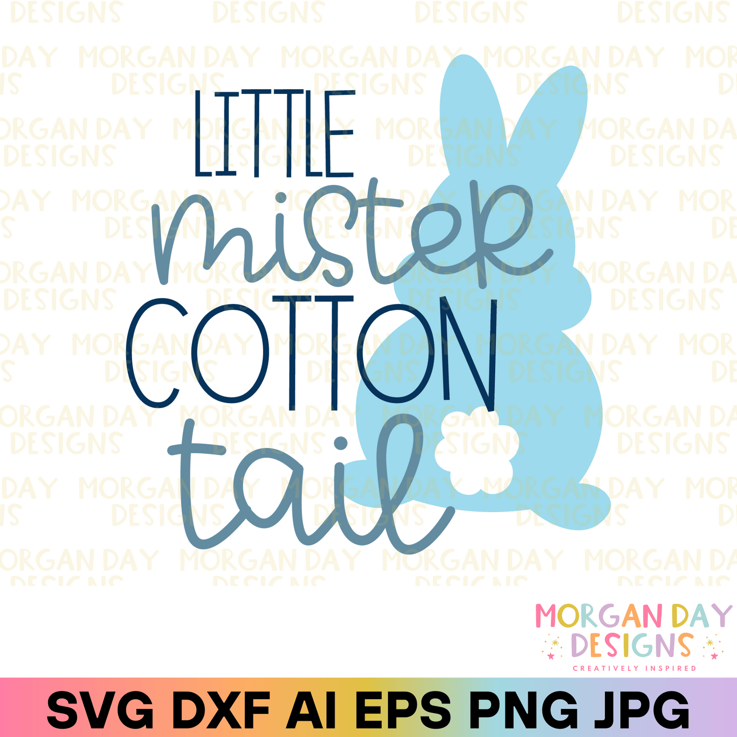 Little Mister Cotton Tail SVG