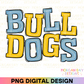 Bulldogs Mascot Sublimation PNG