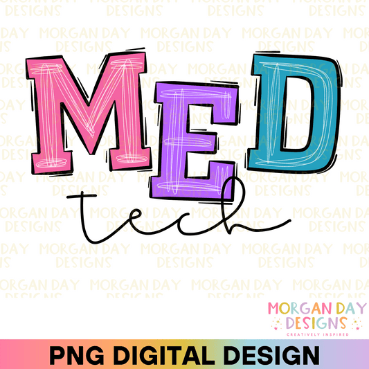 MED Tech Sublimation PNG