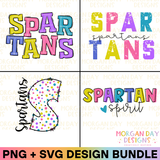 Spartans Mascot Sublimation PNG + SVG