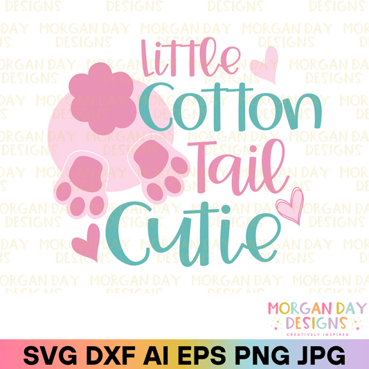 Little Cotton Tail Cutie SVG