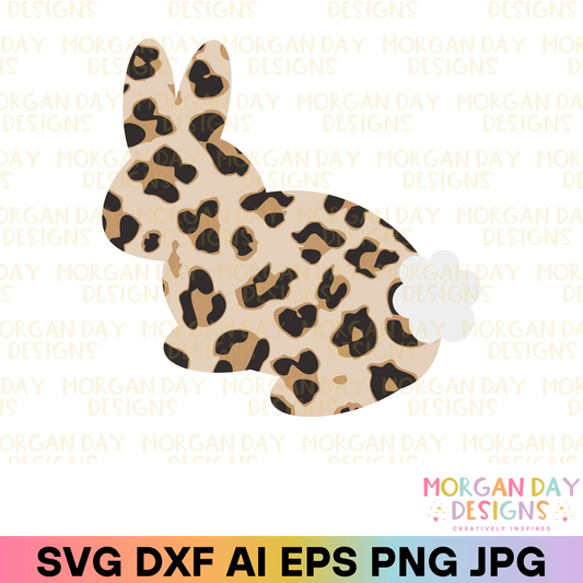 Leopard Easter Bunny SVG