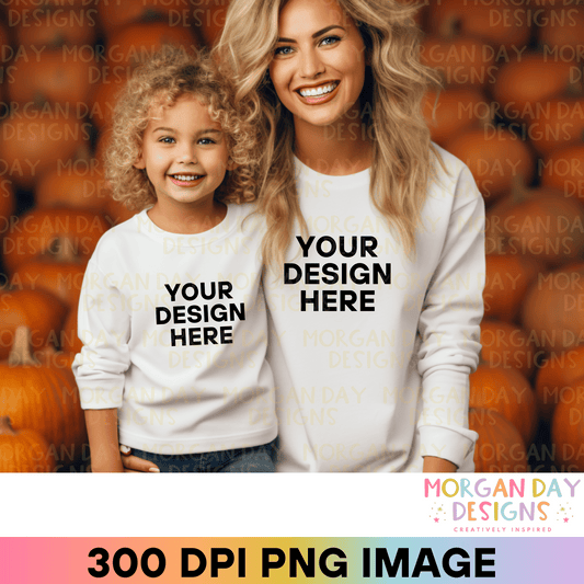 Mommy and Me Fall Mockup