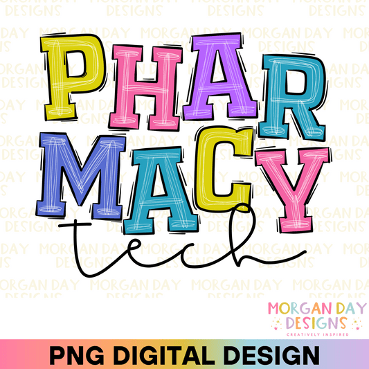 Pharmacy Tech Sublimation PNG