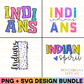 Indians Mascot Sublimation PNG + SVG