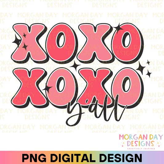 XOXO Y'all Sublimation PNG