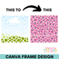 Leopard Background Canva Frame