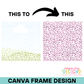 Dalmation Background Canva Frame