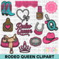 Rodeo Queen Clipart Bundle